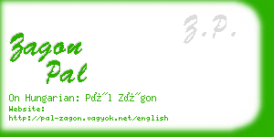 zagon pal business card